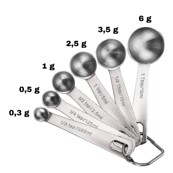 Kovová odměrka na kratom a bylinky Kovová odměrka na kratom a bylinky