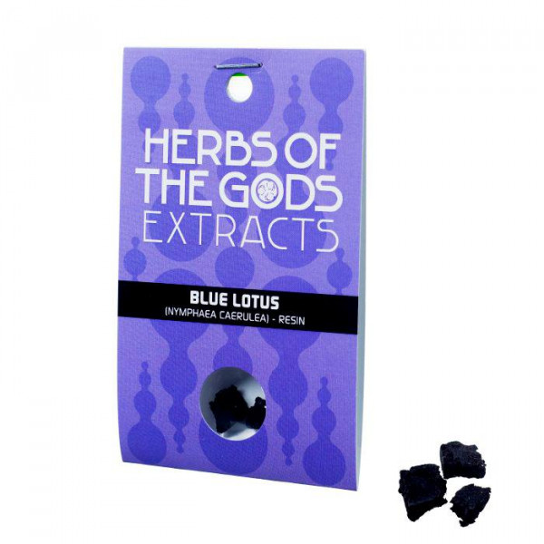 Modrý leknín (Blue lotus) - pryskyřice - extrakt 20x,  - 1 g Modrý leknín (Blue lotus) - pryskyřice - extrakt 20x, - 1 g