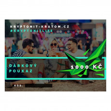 Dárkový Poukaz - Kryptonit-Kratom.cz - 