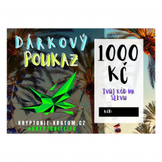 Dárkový Poukaz - Kryptonit-Kratom.cz -