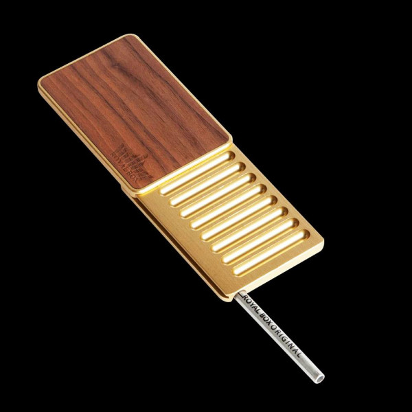 Royal Box AMERICAN WALNUT Gold Royal Box AMERICAN WALNUT Gold