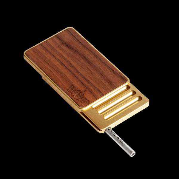 Royal Box AMERICAN WALNUT Gold Royal Box AMERICAN WALNUT Gold