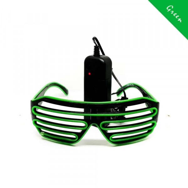 FestX - Svíticí brýle na párty - Zelená FestX - Svíticí brýle na párty - Zelená