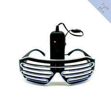 FestX - Svíticí brýle na párty - Modrá