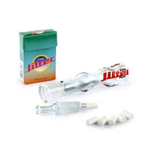 Jilter - skleněná šlukovka "pyrex" s filtry