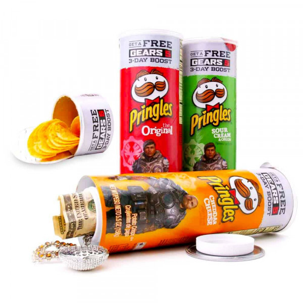 Pringles chipsy - Tajný úložný box Pringles chipsy - Tajný úložný box