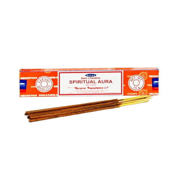 Vonné tyčinky - Nag Champa - Spiritual Aura - 15 g Vonné tyčinky - Nag Champa - Spiritual Aura - 15 g
