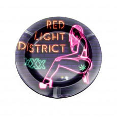 Plechový popelník - Red Light District