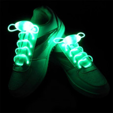 LED svíticí tkaničky do bot - Zelená