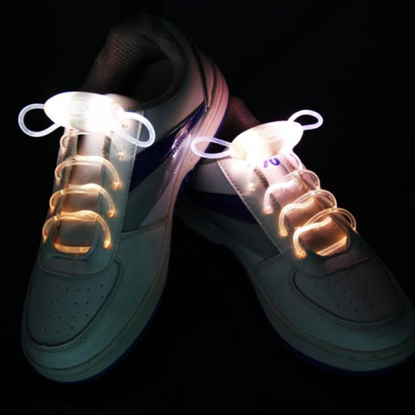 LED svíticí tkaničky do bot - Bílá LED svíticí tkaničky do bot - Bílá