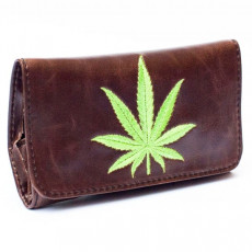LA SIESTA - Pouzdro na tabák - Konopný list