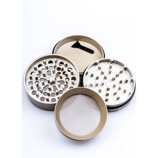 SLX Drtička Aluminium Non Sticky - Béžová - 4 části - 62mm SLX Drtička Aluminium Non Sticky - Béžová - 4 části - 62mm