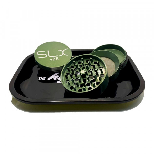 SLX Drtička Aluminium Non Sticky - Zelená - 4 části - 62mm SLX Drtička Aluminium Non Sticky - Zelená - 4 části - 62mm