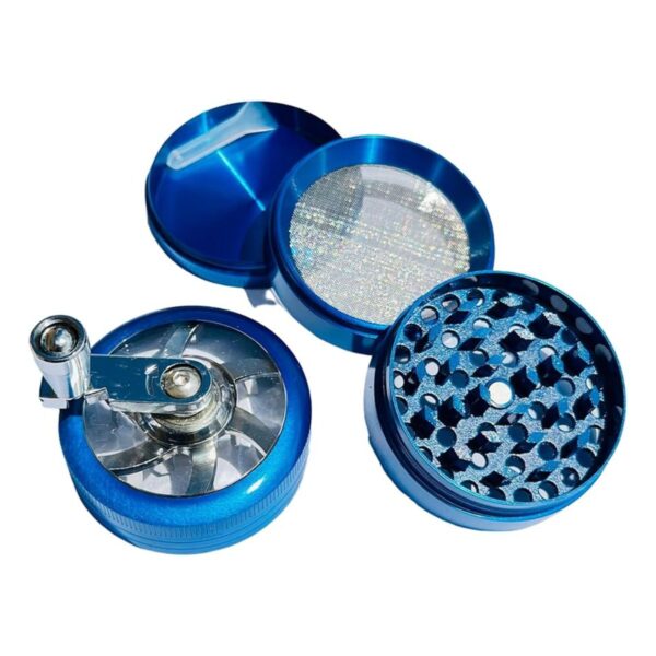 Kovová drtička s klikou - 4 části - 60 mm Kovová drtička s klikou - 4 části - 60 mm