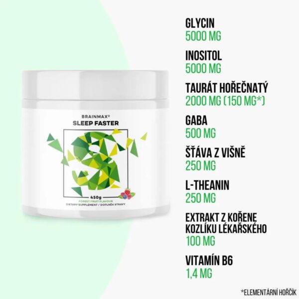 BrainMax - Sleep Faster - 450 g - Hackni spánek! BrainMax - Sleep Faster - 450 g - Hackni spánek!