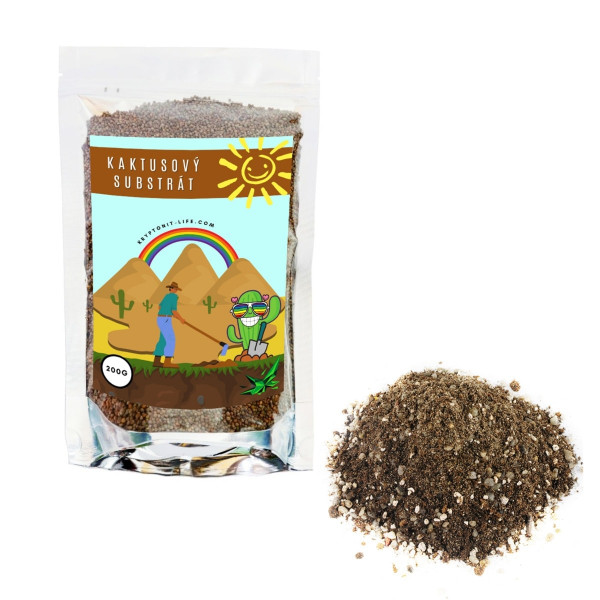 Speciální substrát pro kaktusy - 200 g Speciální substrát pro kaktusy - 200 g