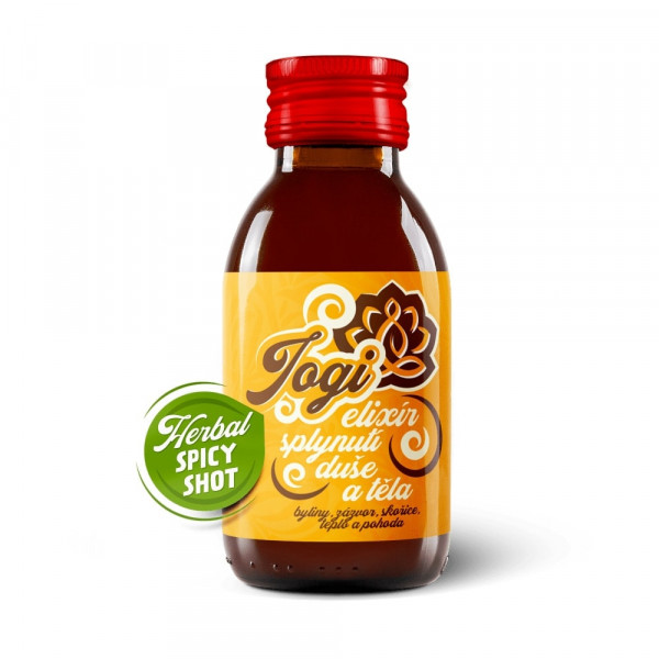 Herbal Spicy Shot - Bylinný nápoj Jogi – 100 ml Herbal Spicy Shot - Bylinný nápoj Jogi – 100 ml