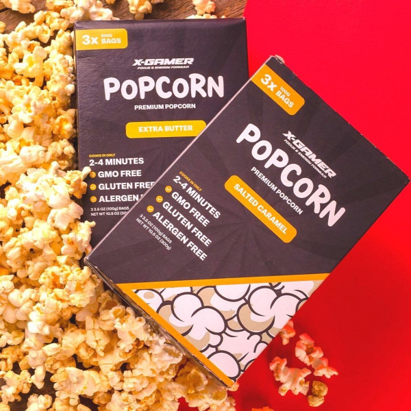 X-Gamer - X-Corn (Popcorn) - Extra máslový - 3 ks X-Gamer - X-Corn (Popcorn) - Extra máslový - 3 ks