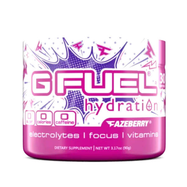 G Fuel - Hydration Tub - Fazeberry - 0% Kofeinu G Fuel - Hydration Tub - Fazeberry - 0% Kofeinu