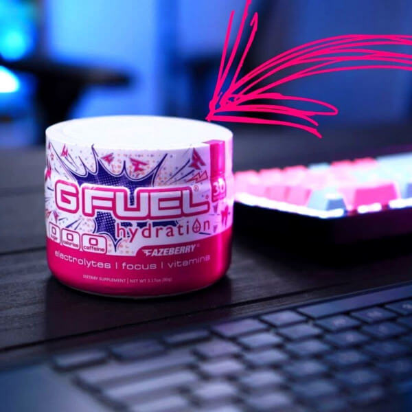 G Fuel - Hydration Tub - Fazeberry - 0% Kofeinu G Fuel - Hydration Tub - Fazeberry - 0% Kofeinu