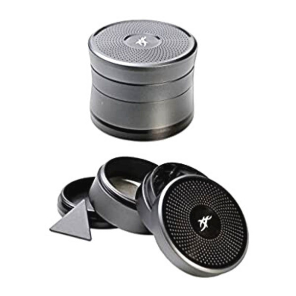 SOLINDER drtička - stříbrná - 62 mm - 4 části SOLINDER drtička - stříbrná - 62 mm - 4 části