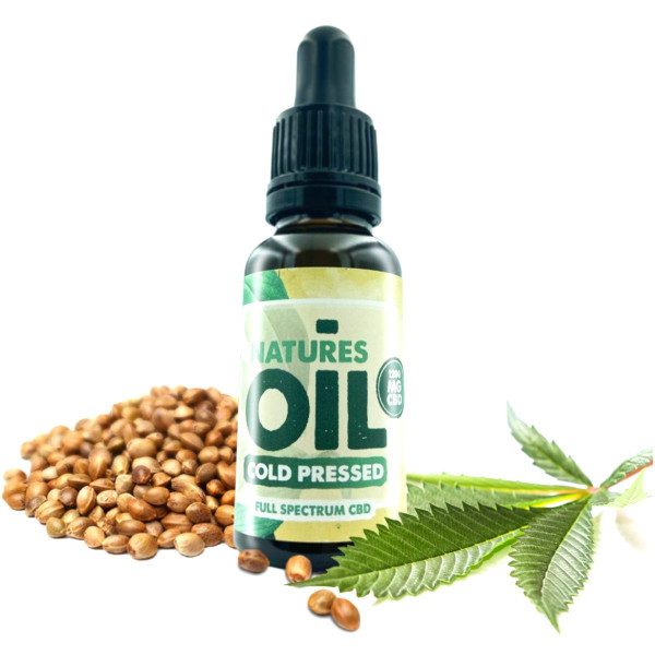 Natures Oil - Full Spectrum (Cold Pressed) 5000 mg - 20 ml Natures Oil - Full Spectrum (Cold Pressed) 5000 mg - 20 ml