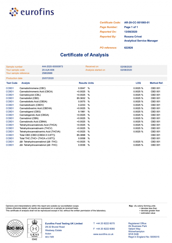 CBD/CBG Rock Terpene Infused 95% Pure (OG Kush) CBD/CBG Rock Terpene Infused 95% Pure (OG Kush)