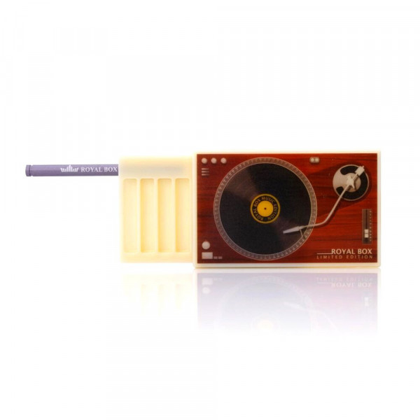 Royal Box Plastic Gramophone White Royal Box Plastic Gramophone White