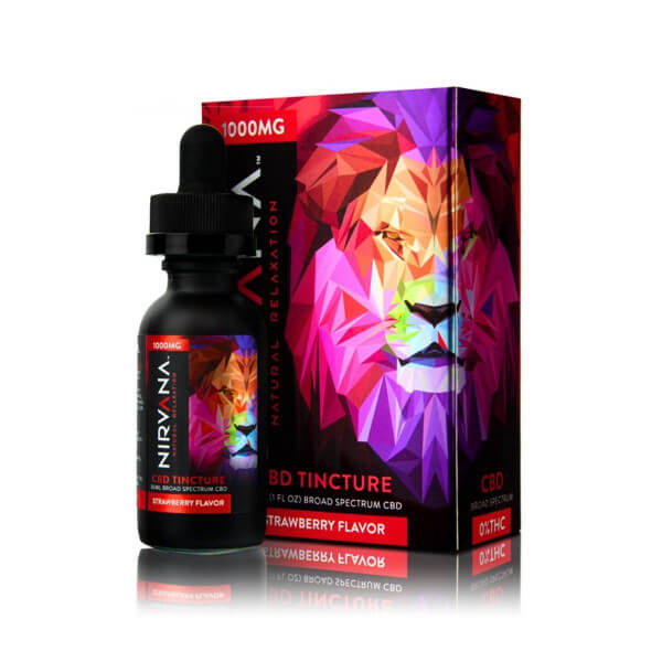 Nirvana - CBD OIL Tincture - Strawberry Nirvana - CBD OIL Tincture - Strawberry