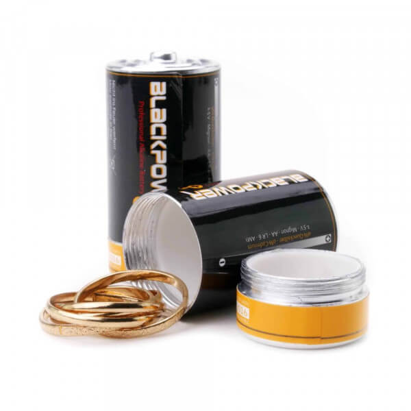 Falešná Baterie typ C - Tajný úložný box Falešná Baterie typ C - Tajný úložný box