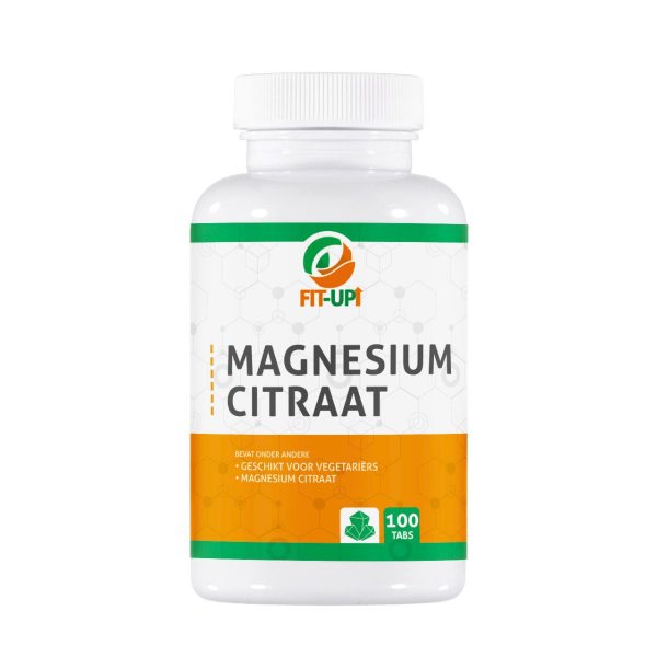 Magnesium Citrate | 100 Tabs - Fit-Up Magnesium Citrate | 100 Tabs - Fit-Up