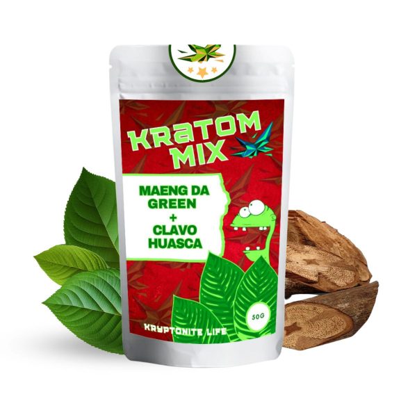Kratom MIX - Maeng Da Green + Clavo Huasca Kratom MIX - Maeng Da Green + Clavo Huasca