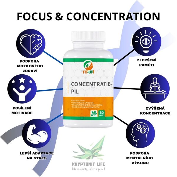 Focus & Concentration | 60 Caps - Fit-Up Focus & Concentration | 60 Caps - Fit-Up