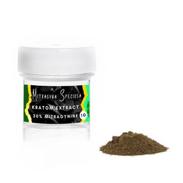 Kratom Extract 30% Mitragynine - 1g Kratom Extract 30% Mitragynine - 1g