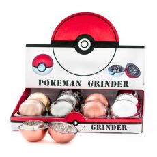 Kulatá kovová drtička - Pokeball - 2 části - 53 mm