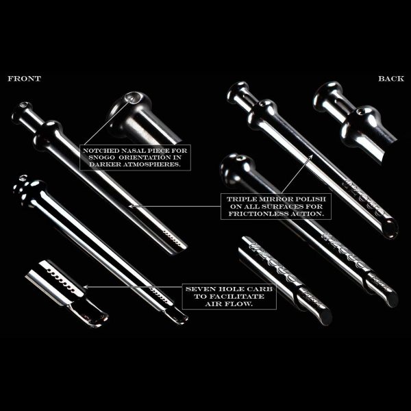 SNOGO - Exklusivní šňupací trubička - Silver SNOGO - Exklusivní šňupací trubička - Silver