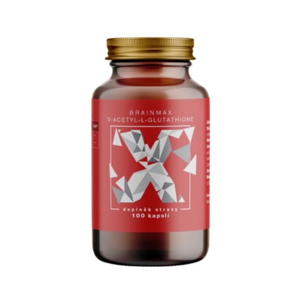 S-Acetyl-L-Glutathione SAG | BrainMax | 100 mg - 100 rostlinných kapslí S-Acetyl-L-Glutathione SAG | BrainMax | 100 mg - 100 rostlinných kapslí