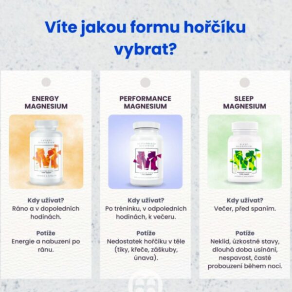 Performance Magnesium® 1000 mg - BrainMax | Hořčík 200 mg + Vitamín B6 P5P - 100 vegan kapslí Performance Magnesium® 1000 mg - BrainMax | Hořčík 200 mg + Vitamín B6 P5P - 100 vegan kapslí