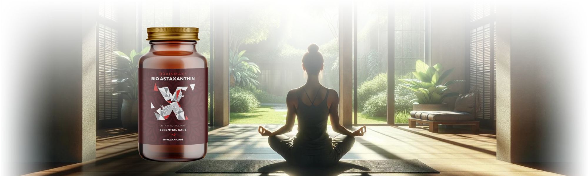 Astaxanthin (Astaxantin) BIO - BrainMax | 8 mg - 60 rostlinných kapslí