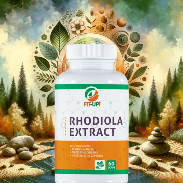 Rhodiola Rosea & Siberian Ginseng | 60 Vegan Caps - Fit-Up Rhodiola Rosea & Siberian Ginseng | 60 Vegan Caps - Fit-Up