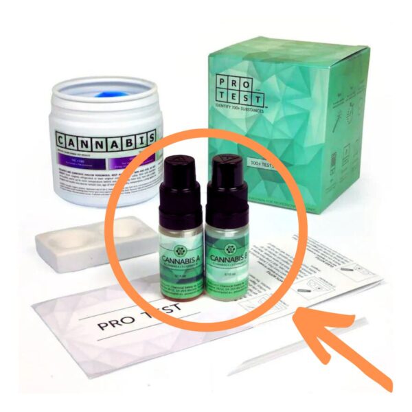 Drogový test - k identifikaci marihuany, hašiše a extraktů. Lze ho také použít na čerstvé květy a další produkty.. Drogový test - k identifikaci marihuany, hašiše a extraktů. Lze ho také použít na čerstvé květy a další produkty..