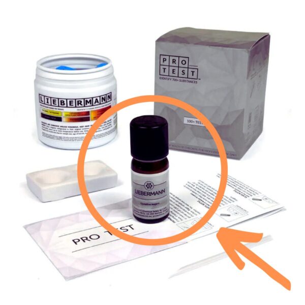 LIEBERMANN – PRO Test – Drogový test – Pouze činidlo LIEBERMANN – PRO Test – Drogový test – Pouze činidlo