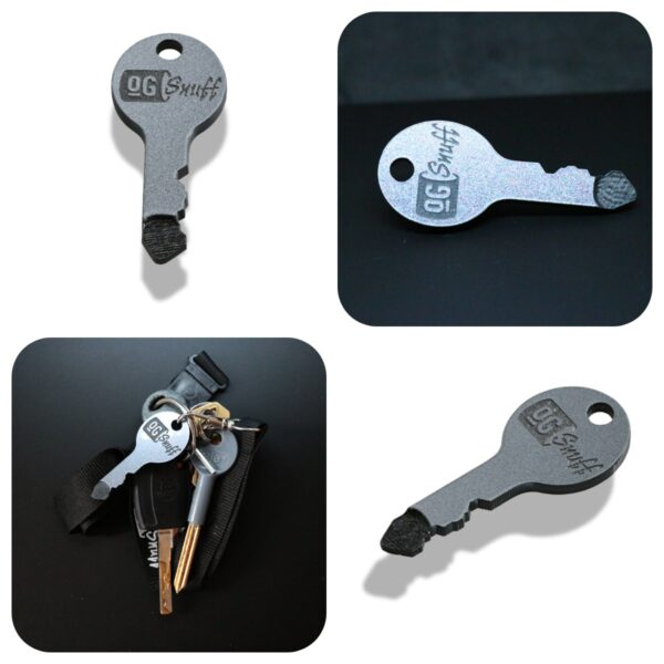 OG SNUFF - Klíč stříbrná třpytky OG SNUFF - Klíč stříbrná třpytky