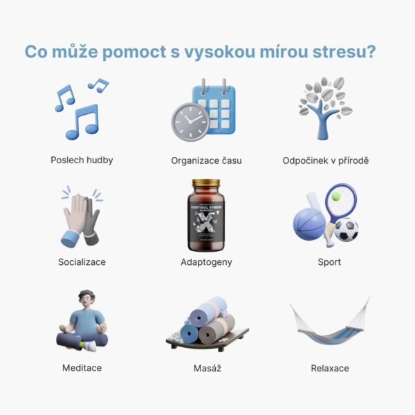 Cortisol Stress Support - komplex pro zvládání stresu | BrainMax Cortisol Stress Support - komplex pro zvládání stresu | BrainMax