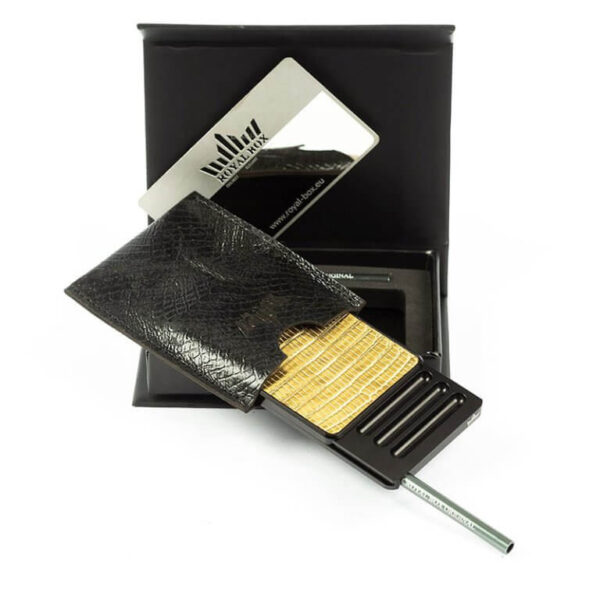 Royal Box Lizard Gold Royal Box Lizard Gold