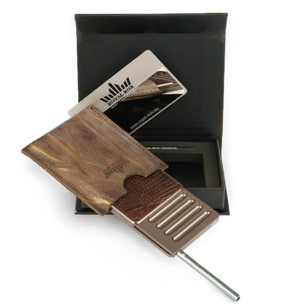 Royal Box Lizard Brown Royal Box Lizard Brown