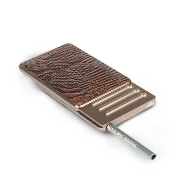 Royal Box Lizard Brown Royal Box Lizard Brown